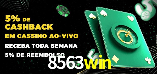 Promoções do cassino ao Vivo 8563win